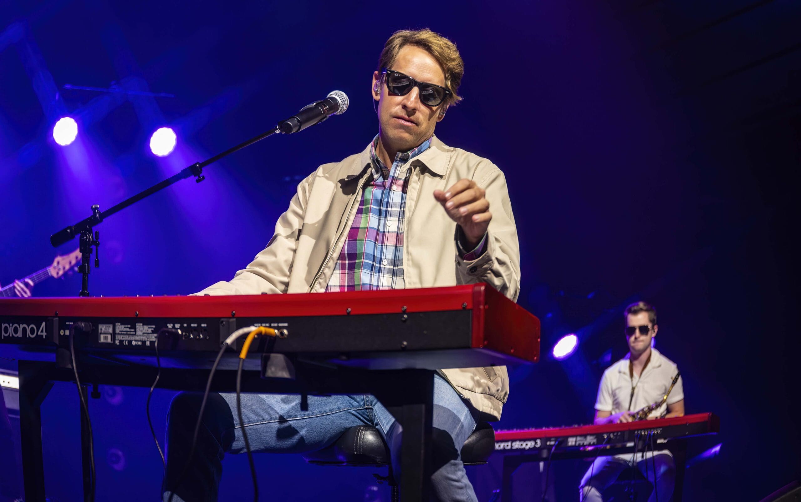Ben Rector performing live on stage